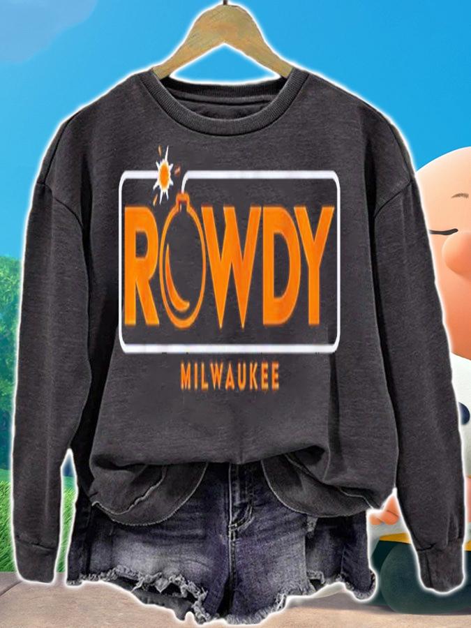 Rowdy Tellez Rowdy Bomb Shirt, sweater hoodie t-shirt sweatshirt