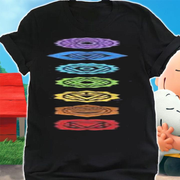 Seven Chakras Yoga Meditation Energy T-shirt t-shirt
