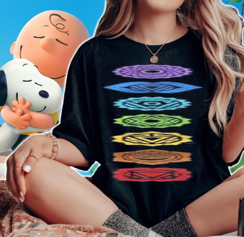 Seven Chakras Yoga Meditation Energy T-shirt t-shirt
