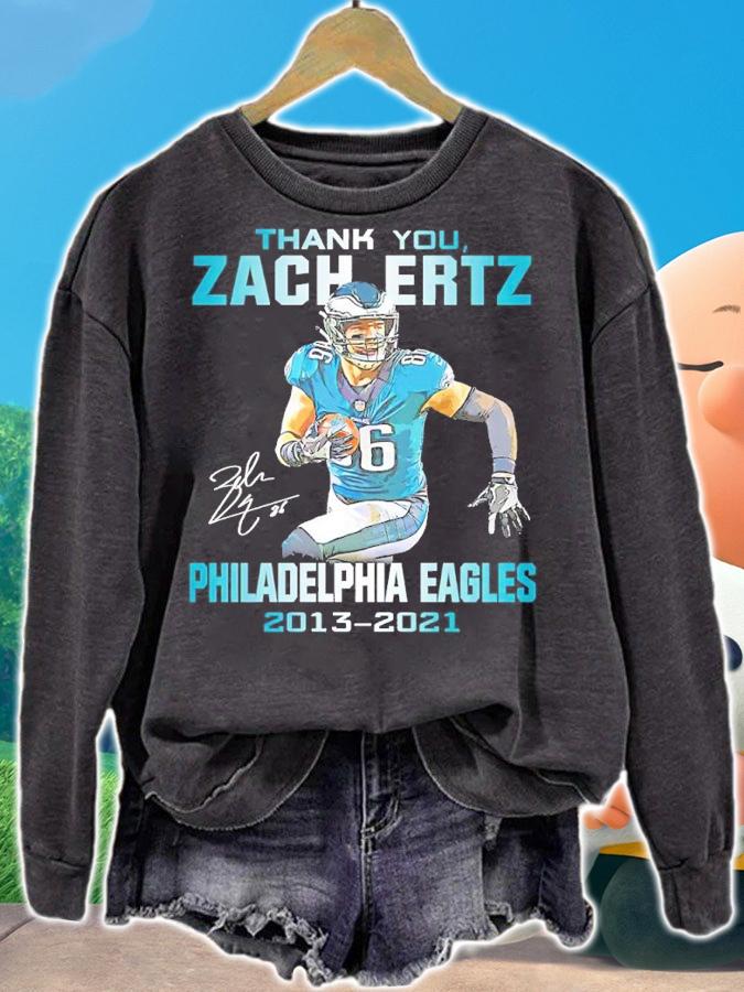 Thank you Zach Ertz Philadelphia Eagles 2013-2021 signature shirt t-shirt sweatshirt