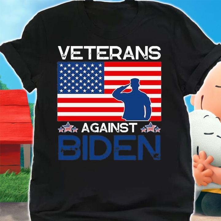 Veterans Against Biden Anti Biden For President T-Shirt t-shirt shirt