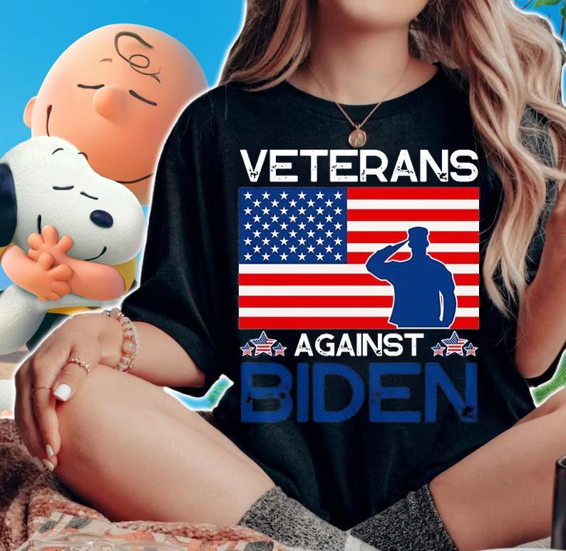 Veterans Against Biden Anti Biden For President T-Shirt t-shirt woman shirt
