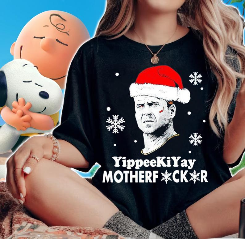 John Mcclane Yippee Ki Yay Motherfucker Christmas Shirt t-shirt woman shirt