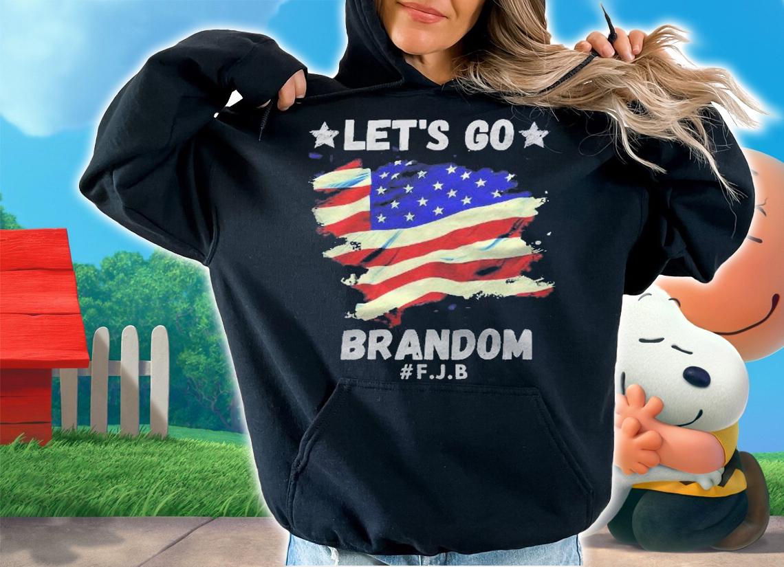 Lets Go Brandon Usa Conservative Flag Shirt t-shirt hoodie