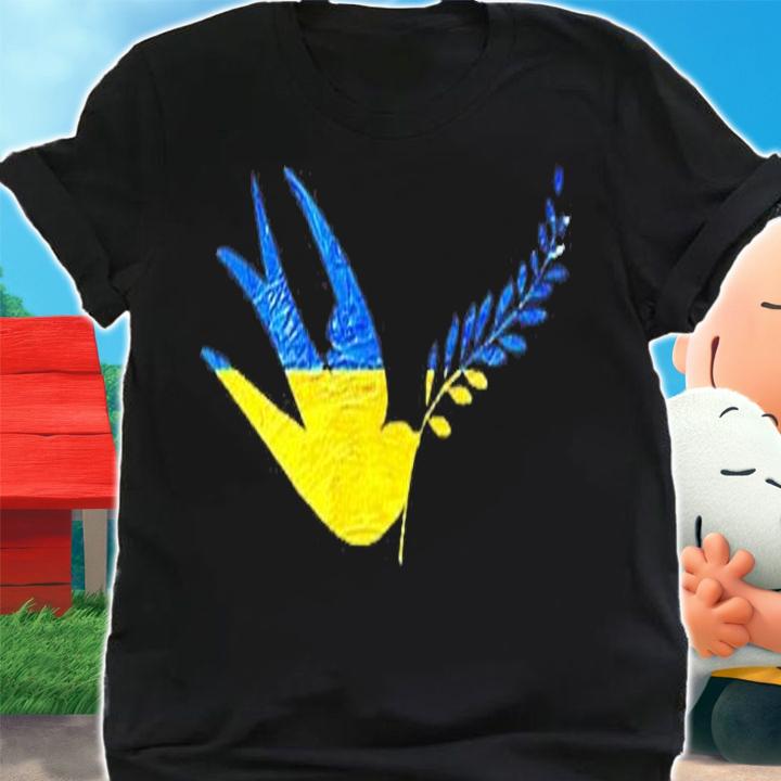 Pray For Peace Ukrainian Peace Dove T-Shirt t-shirt