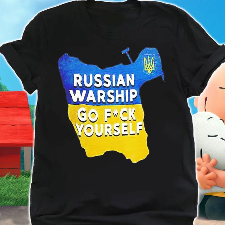 Russian Warship Go Fuck Yourself Free Ukaraine Unisex T-Shirt t-shirt