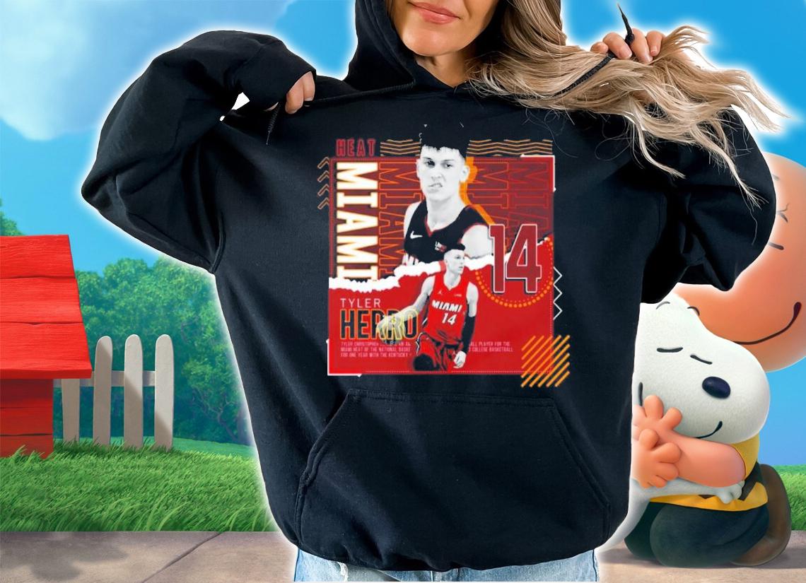 Tyler Herro Miami Heat Basketball Paper Poster Heat Shirt t-shirt hoodie