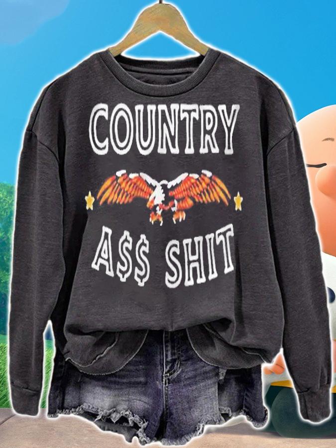 Eagle Morgan Wallen country ass shit T-shirt t-shirt sweatshirt