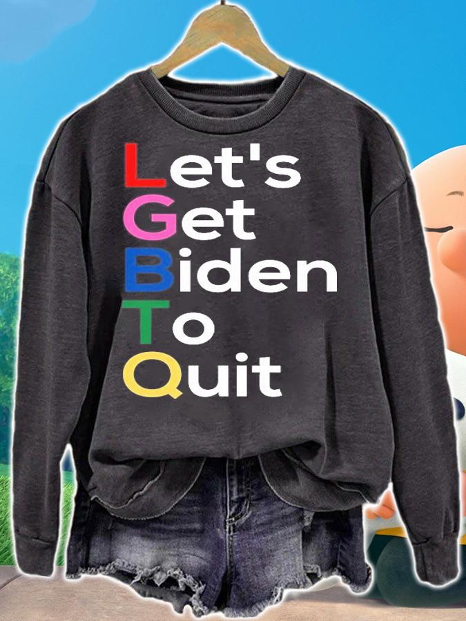 Let's Get Biden To Quit Lets Get Biden To Quit T-Shirt t-shirt