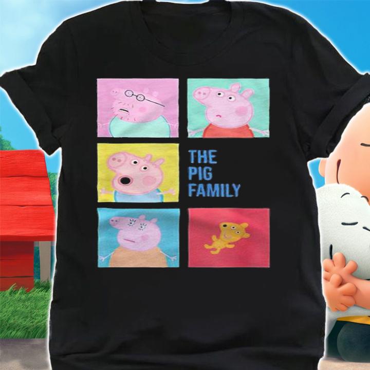 Peppa pig the pig family T-shirt t-shirt shirt
