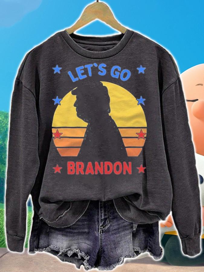 Trending let's Go Brandon Support Trump Anti Biden T-Shirt t-shirt sweatshirt