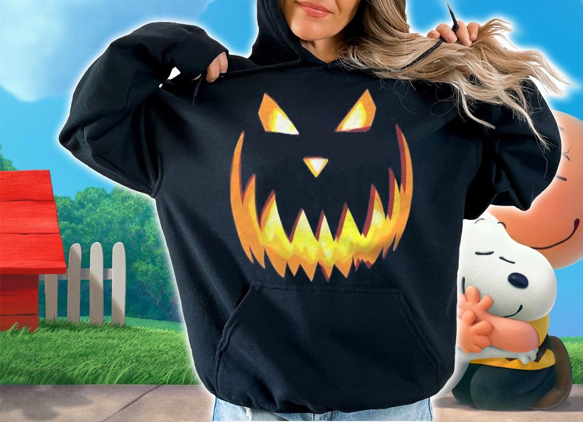 Scary Halloween Shirt Evil Grin Pumpkin Smile Jack O Lantern Shirt t-shirt hoodie