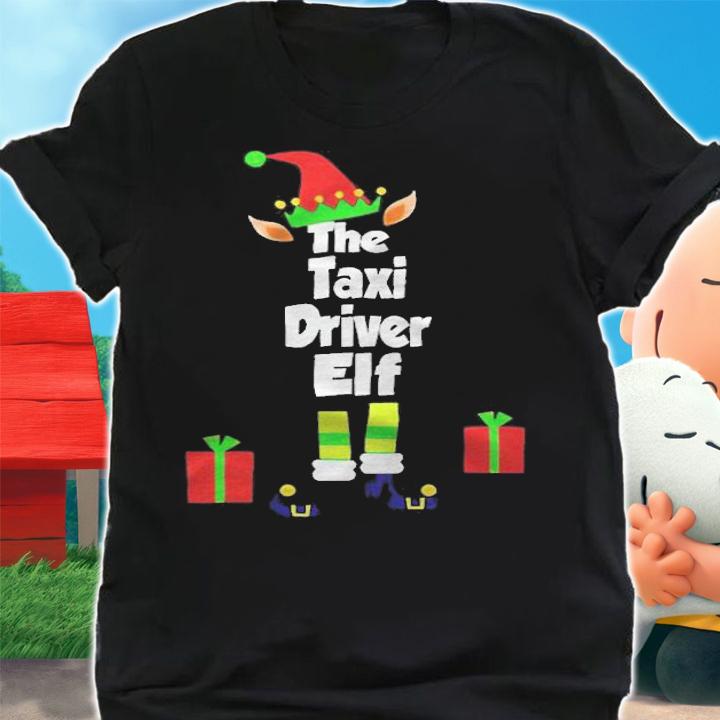 The taxi driver Elf Christmas T-shirt t-shirt shirt