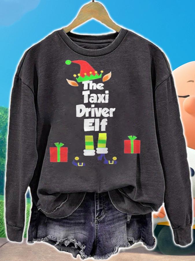 The taxi driver Elf Christmas T-shirt t-shirt sweatshirt