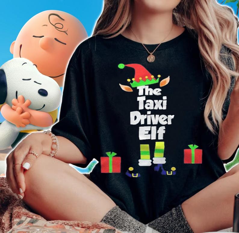 The taxi driver Elf Christmas T-shirt t-shirt woman shirt
