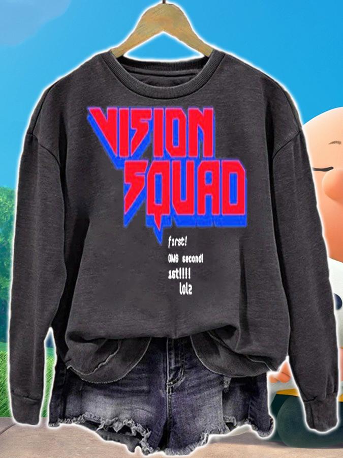 Vision Squad First Omg Second 1St T-Shirt t-shirt sweatshirt