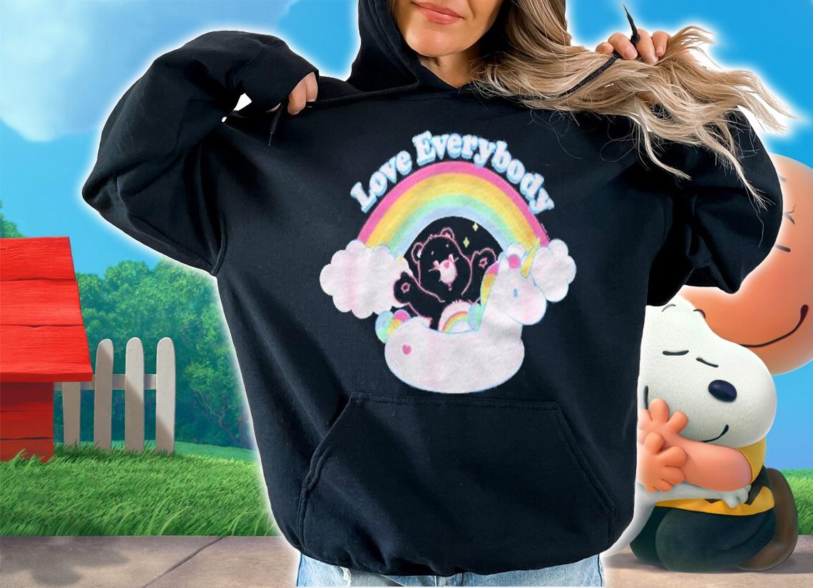 Care Bears Love Everybody Rainbow Shirt hoodie
