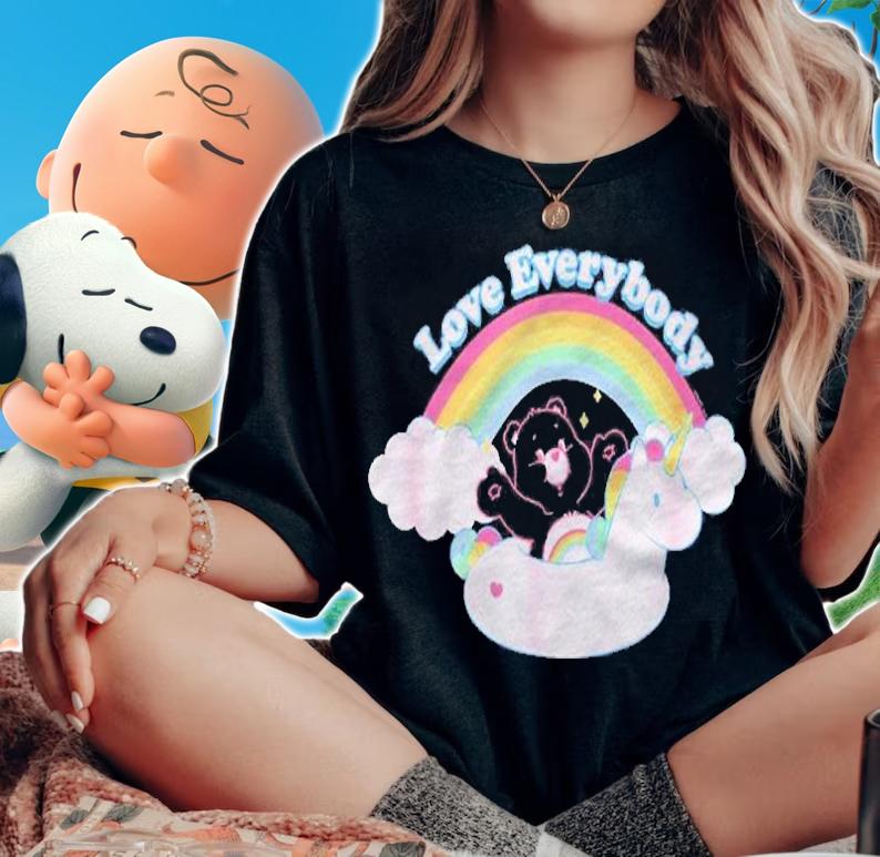 Care Bears Love Everybody Rainbow Shirt woman shirt
