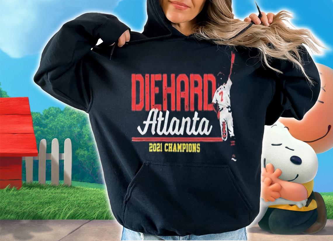 Dansby Swanson Diehard Atlanta Braves 2021 Champions T-shirt