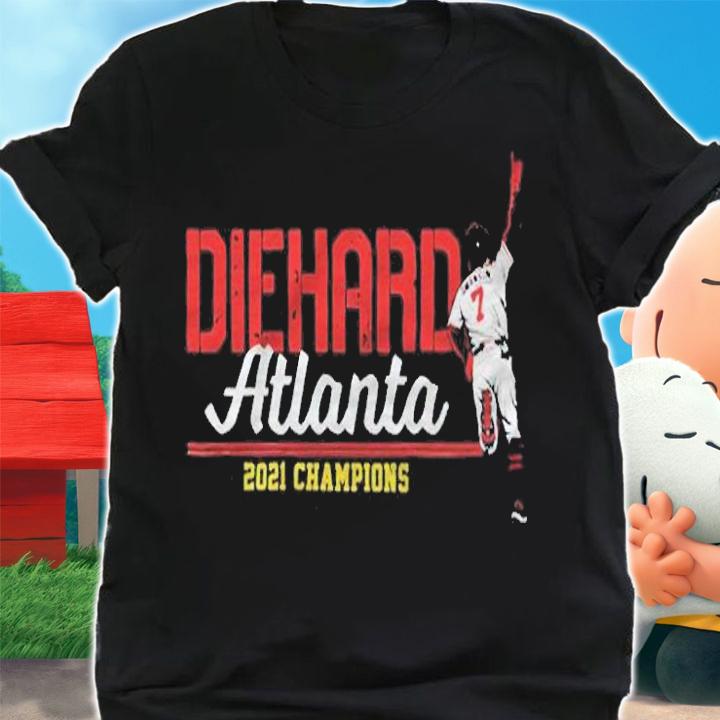Dansby Swanson Diehard Atlanta Braves 2021 Champions T-shirt
