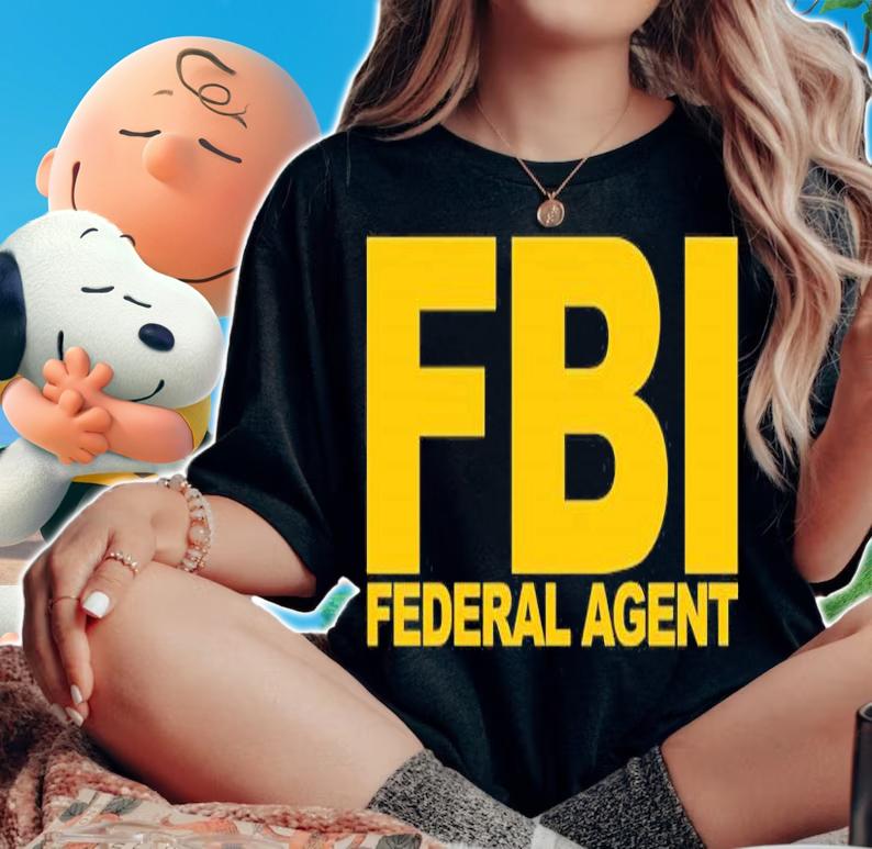 Fbi Federal Agent T-Shirt woman shirt