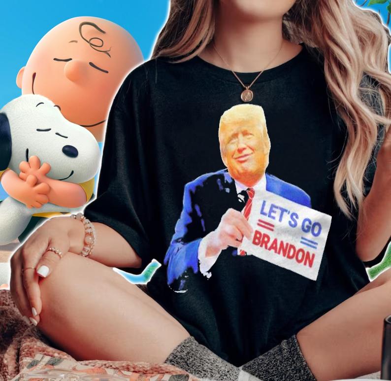 Let's go Braden Brandon Trump American flag 2024 T-shirt
