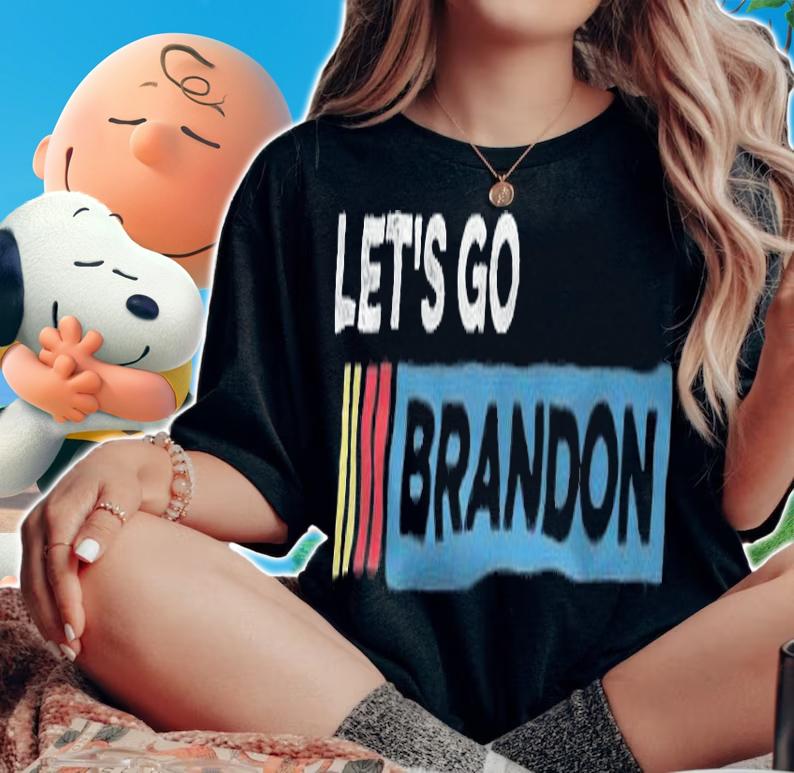 Let's Go Brandon Joe Biden Chant Fake News Strikes Again T-Shirt woman shirt