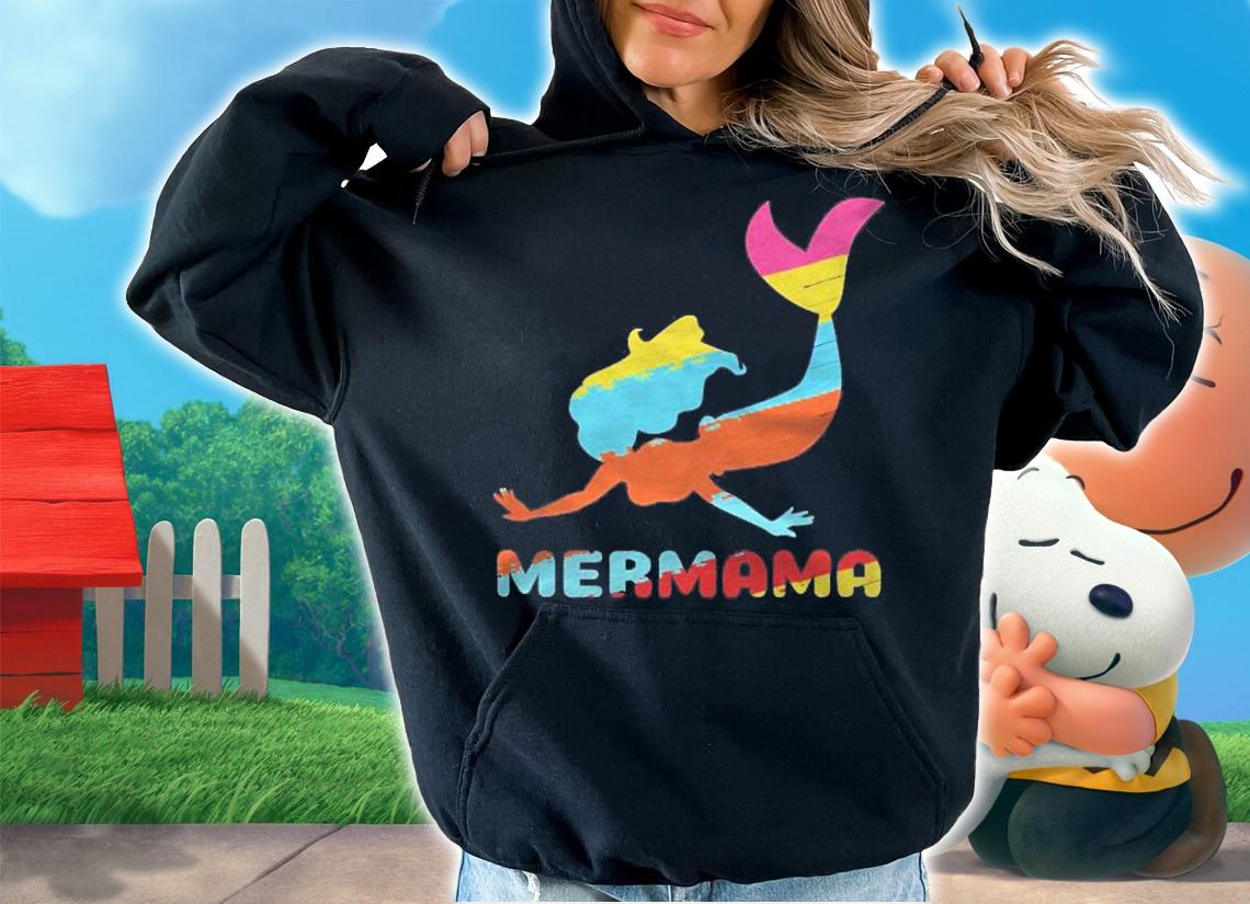 Mermama Mama Mothers Day Mermaid Ocean Fish Deepsea Mermaid Shirt