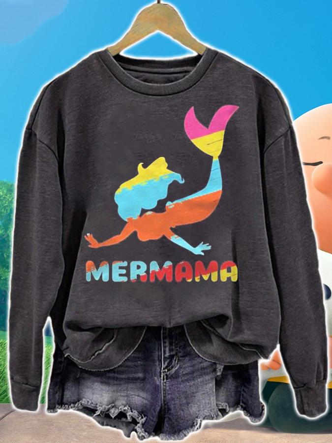 Mermama Mama Mothers Day Mermaid Ocean Fish Deepsea Mermaid Shirt