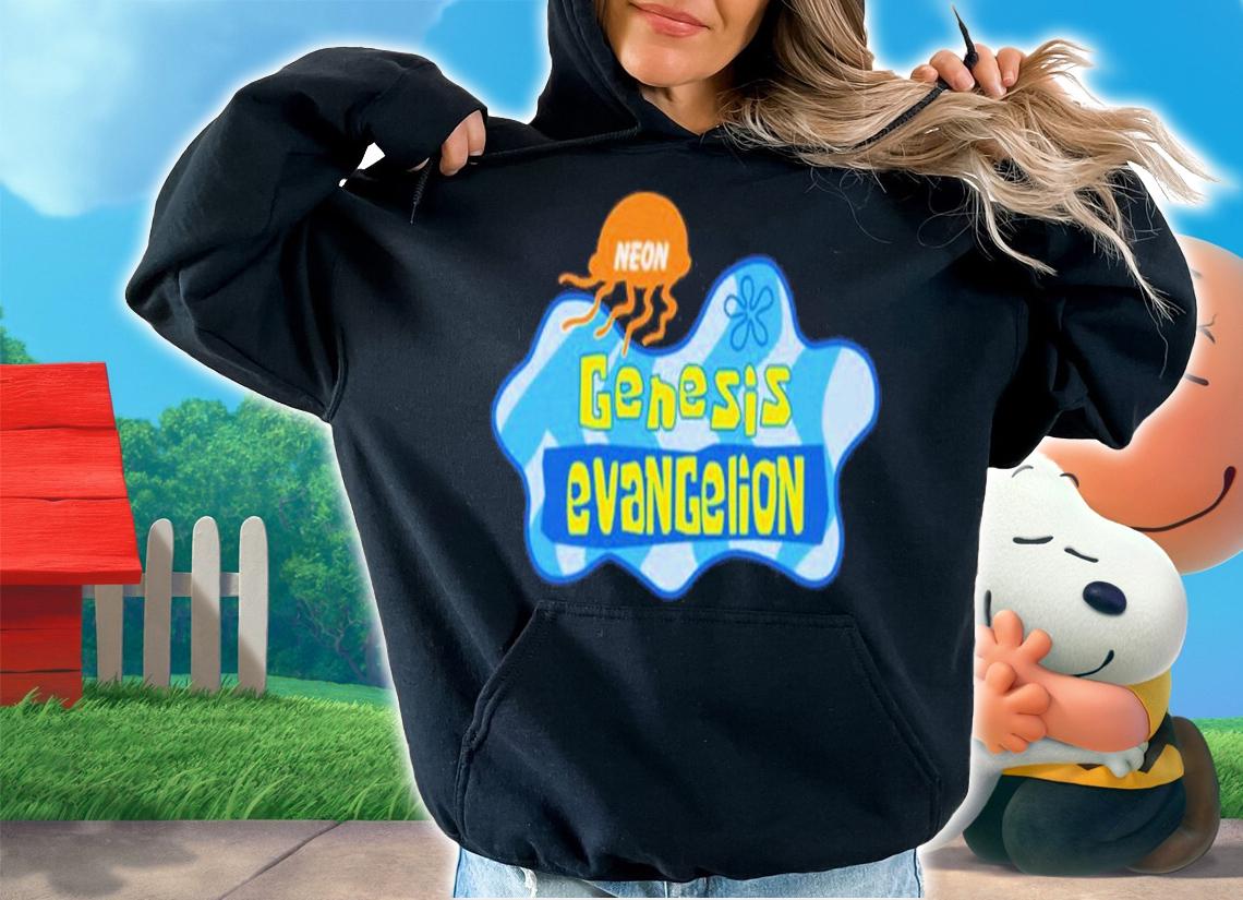 Neon Genesis Evangelion Spongebob Shirt hoodie
