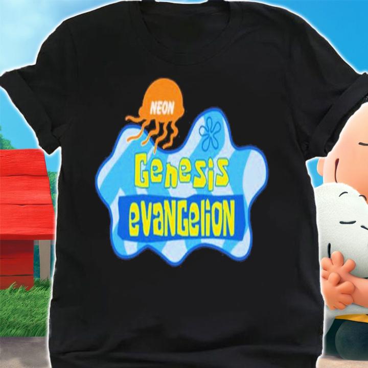 Neon Genesis Evangelion Spongebob Shirt shirt