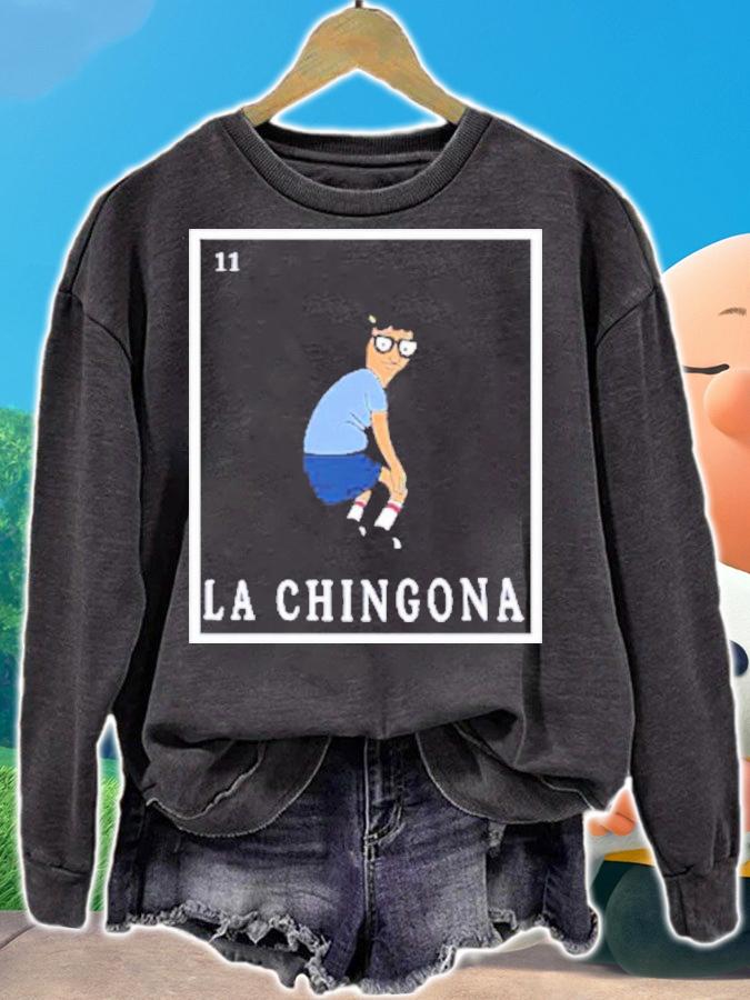 Official La Chingona Loteria Shirt sweatshirt