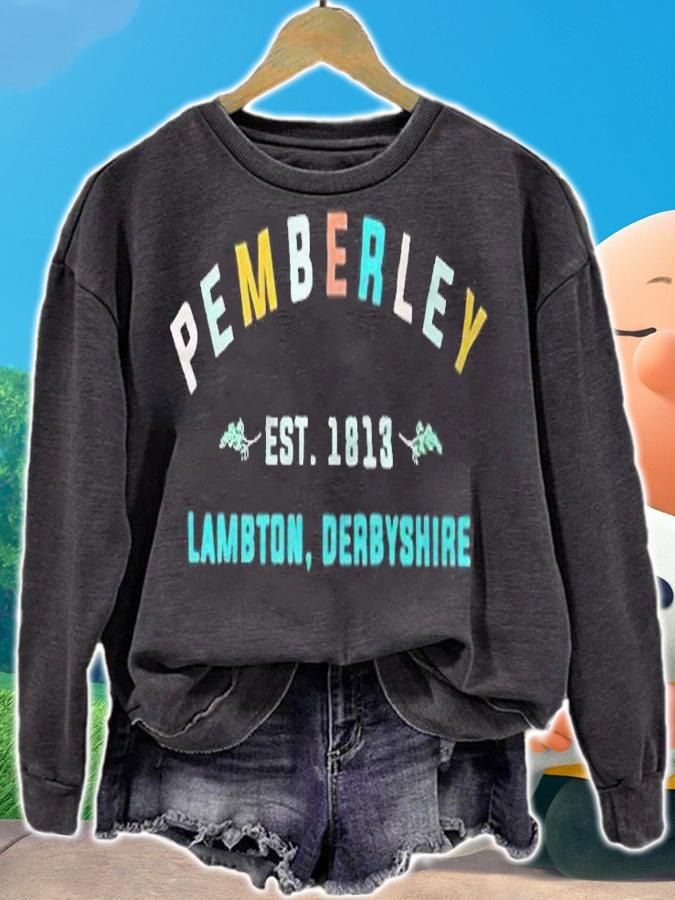 Pemberley est 1813 Lambton Derbyshire T-shirt