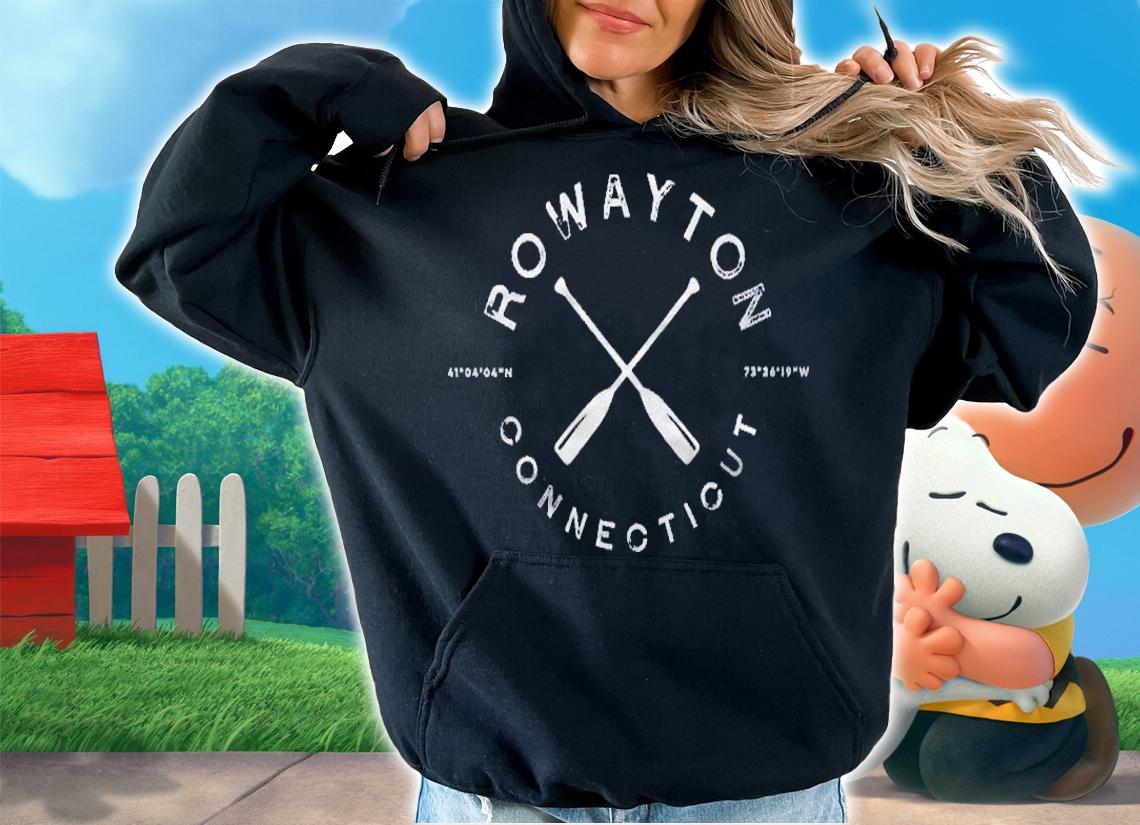 Rowayton Connecticut Crossed Oars Graphic Shirt