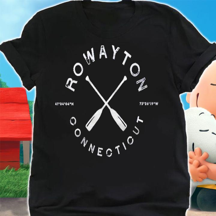 Rowayton Connecticut Crossed Oars Graphic Shirt