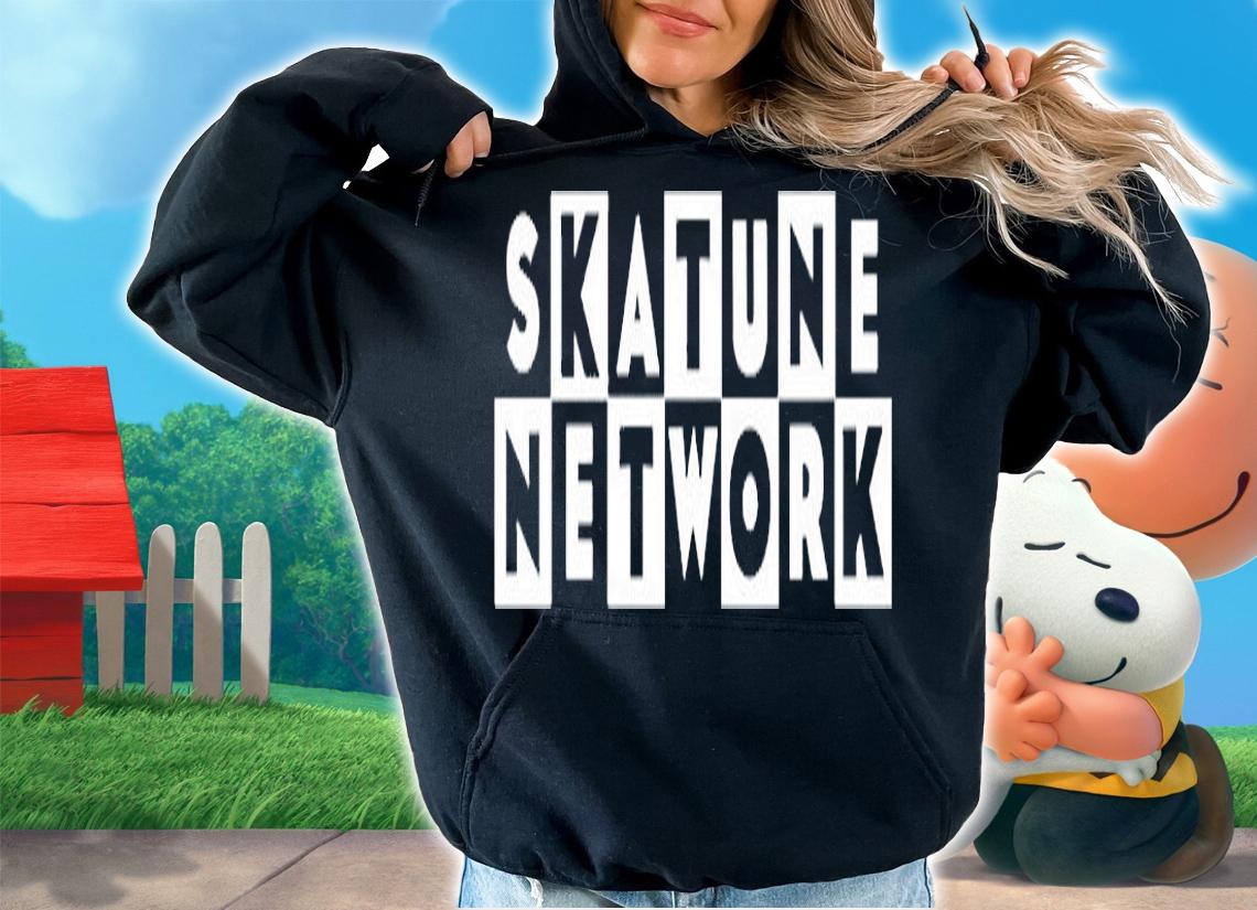 Skatune Network Classic Logo Black T-Shirt hoodie