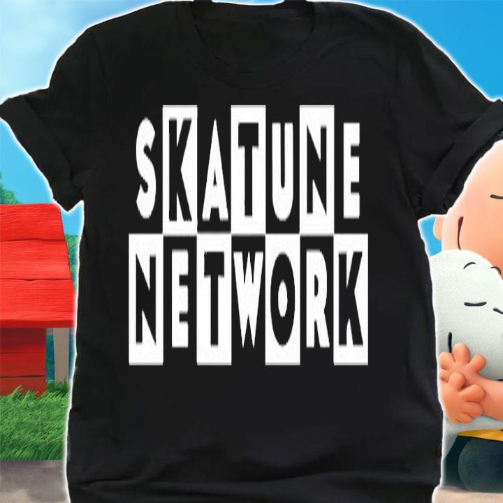 Skatune Network Classic Logo Black T-Shirt shirt