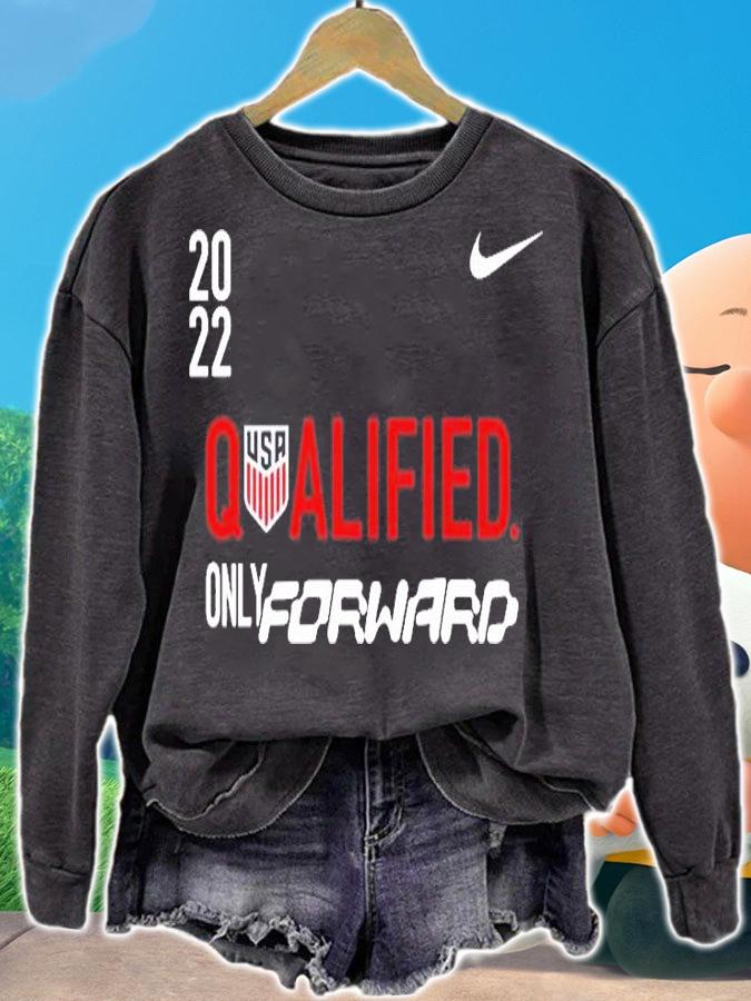 Usmnt Qualified Only Forward World Cup Qatar 2022 T-Shirt