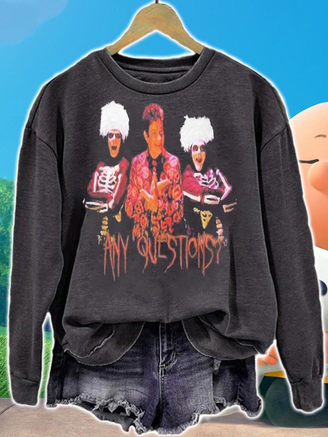 David S. Pumpkins  Any Questions V Classic t-shirt sweatshirt