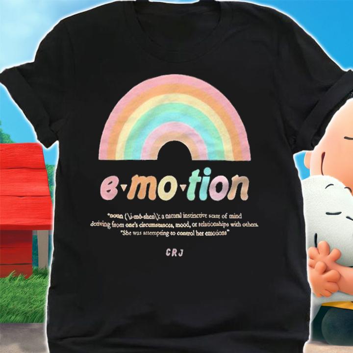 Emotion Carly Rae Jepsen rainbow T-shirt shirt