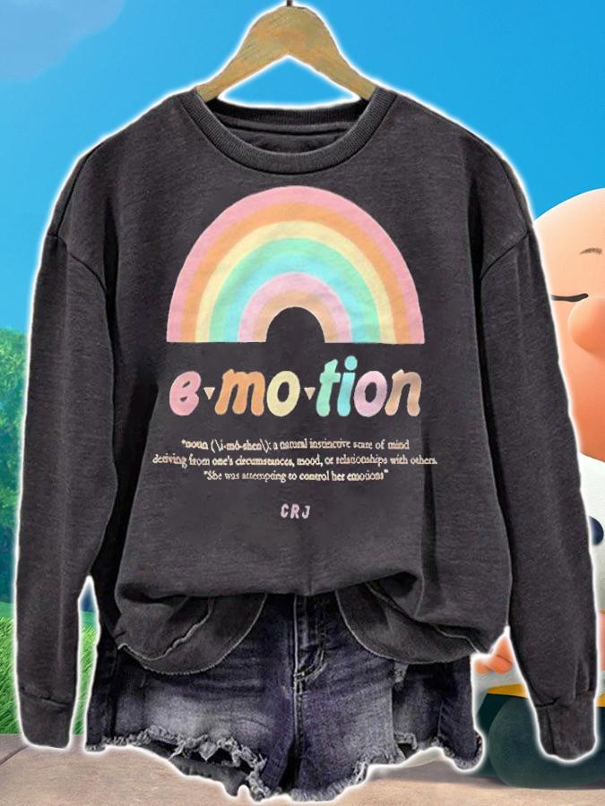Emotion Carly Rae Jepsen rainbow T-shirt sweatshirt