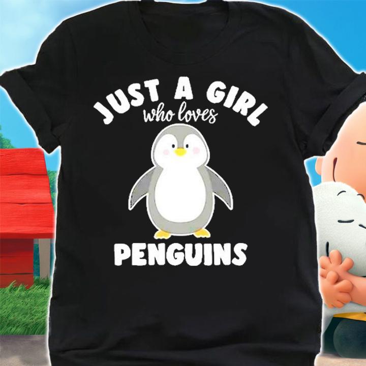 Just A Girl Who Loves Penguins T-Shirt shirt