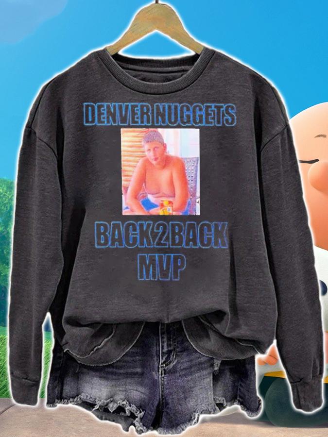Denver Nuggets Back2back Mvp T-Shirt sweatshirt