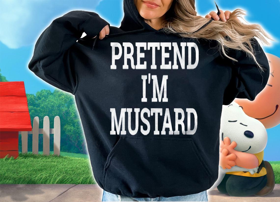 Pretend Im Mustard Lazy Easy Halloween Costume Shirt hoodie