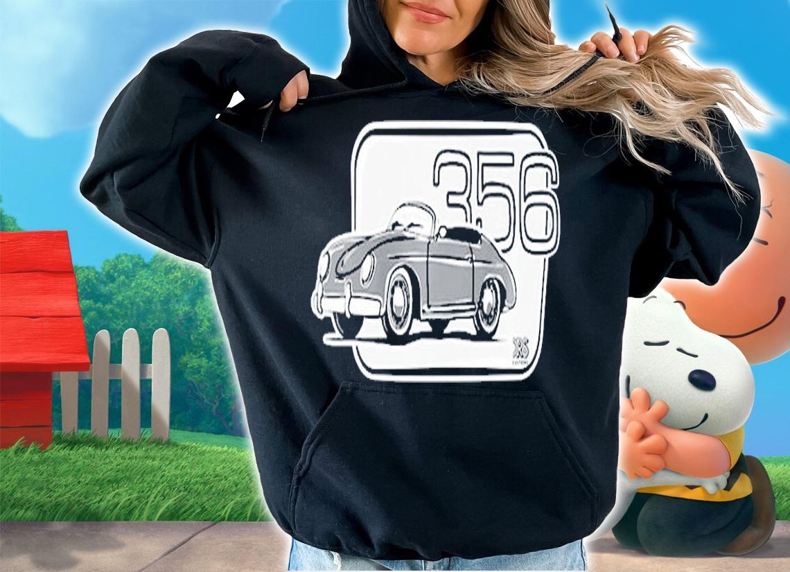 Speedster 356 Cabrio Classic Car Grey 2 Gift T-Shirt