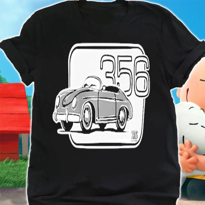 Speedster 356 Cabrio Classic Car Grey 2 Gift T-Shirt