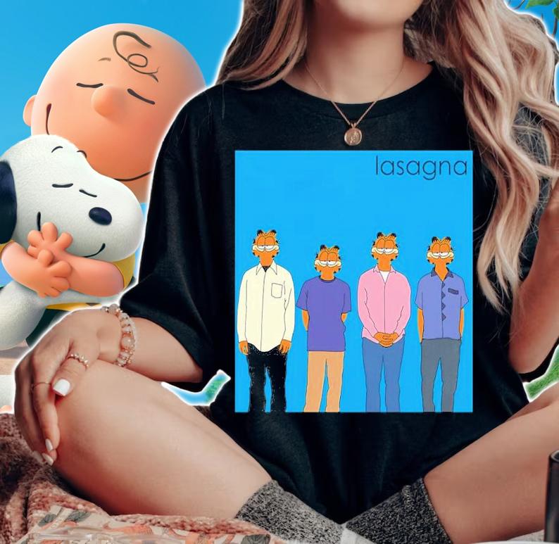 Garfield Lasagna Shirt woman shirt