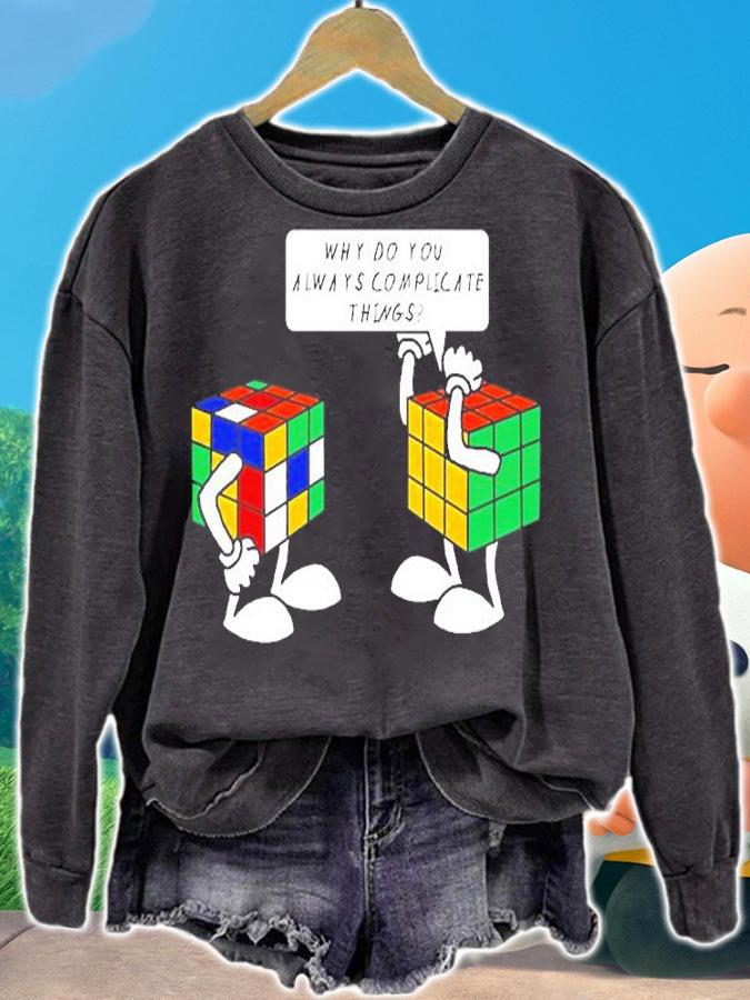 Rubik Why Do You Always Complicate Things T-Shirt
