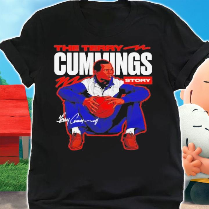 The Terry Cummings Story Milwaukee Throwbacks Signatures Shirt shirt