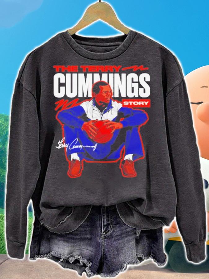The Terry Cummings Story Milwaukee Throwbacks Signatures Shirt sweatshirt